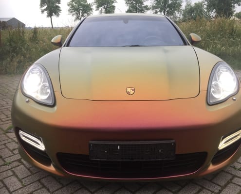 Porsche Pannamera Avery Colorflow Rising Sun Red gold-18